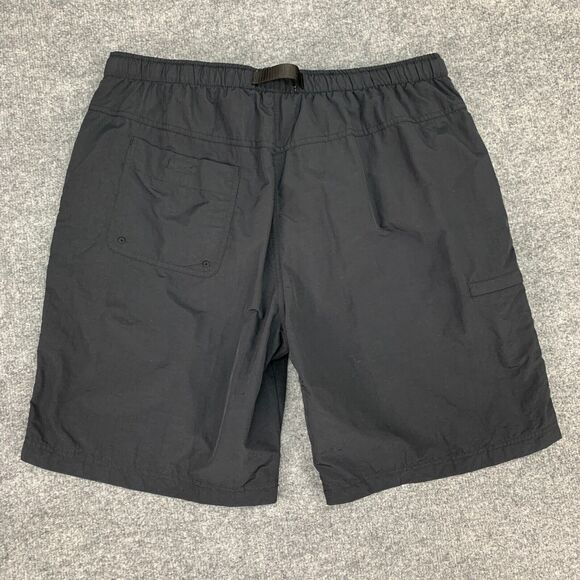 Alpine Design Short Mens XL Extra Large Black Mesh Lined Belted Nylon Zip Pocket - Picture 7 of 12